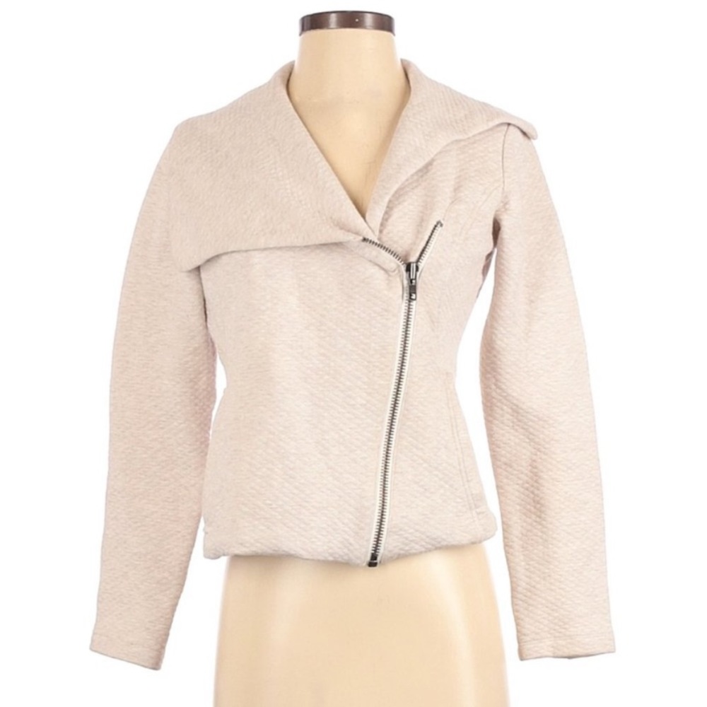 Quilted Moto Biker Jacket